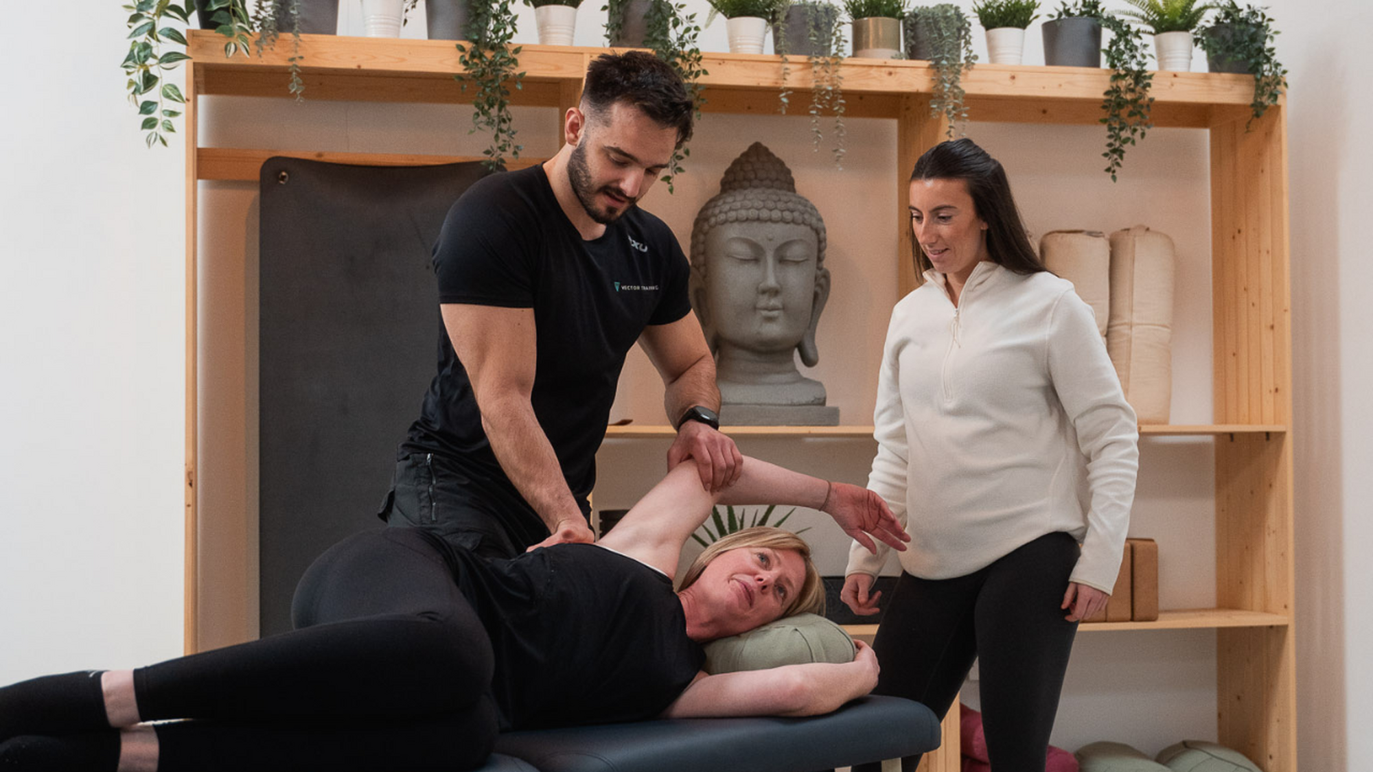 Vector training assisted stretching course