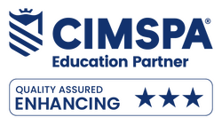 CIMSPA Quality Assurance Logo 3 star Enhancing NAVY